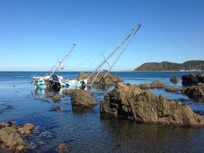 Salvage Lyall Bay